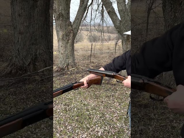 Double barrel, double hand, sawed-off shotgun super mag  2oz￼