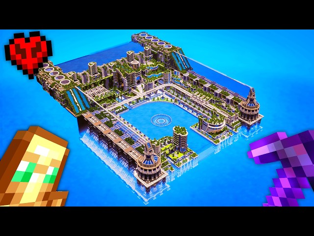 I Built Minecraft Hardcore's Biggest City