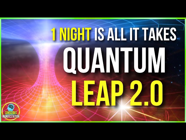 TAKE A QUANTUM LEAP IN 1 NIGHT｜Hypnosis REPROGRAM YOUR MIND WHILE YOU SLEEP