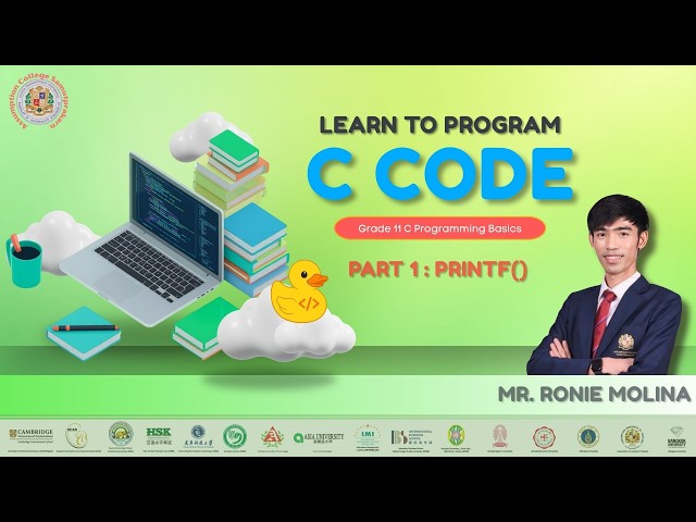 Part 1: C Programming || Introduction to printf()