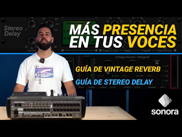 Behringer X32 - Add presence to your vocals with these effects (Vintage Reverb and Stereo Delay)