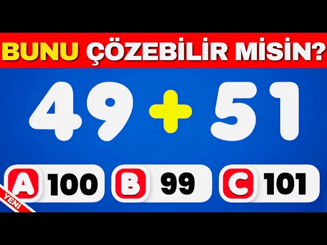 Can You Pass This Math Test? ➗✖️🧠 | Easy, Medium, Hard, Impossible