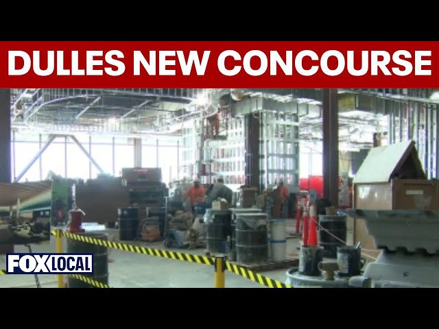 Dulles nears opening of first new concourse in 20 years
