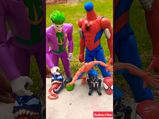 Spiderman Choose Heads #spiderman #hulk #marvel #actionfigures #shortvideo