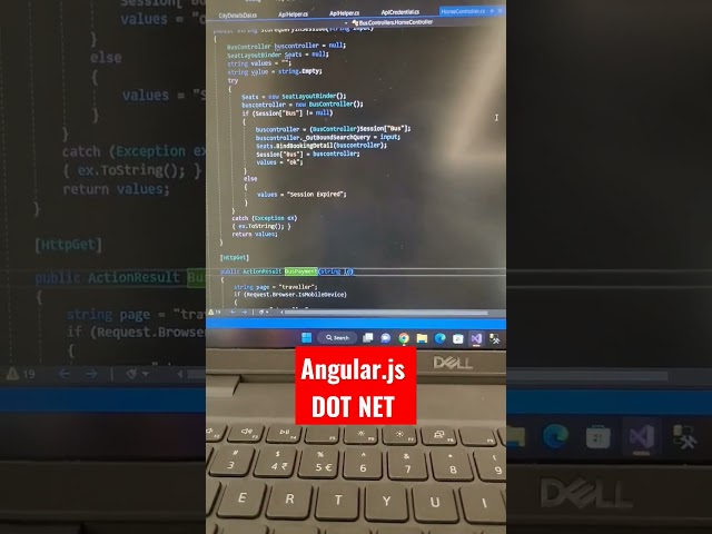 Power of Angular js with Dot net #shorts #angular #angularjs #dotnet
