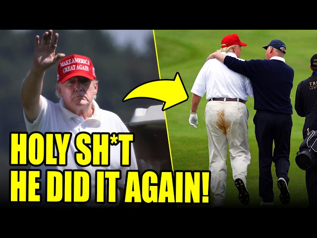 Trump HUMILIATED by TINY Crowd After Caught CHEATING At GOLF!