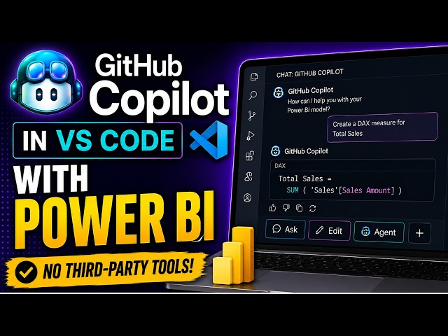 GitHub Copilot for Power BI in VS Code | AI Demo (2026)
