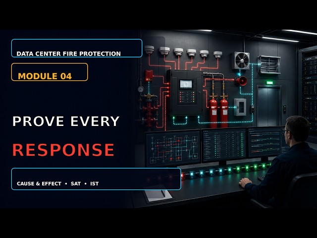 Data Center Fire Protection Module 04B | Cause-and-Effect Matrix & Integrated Testing