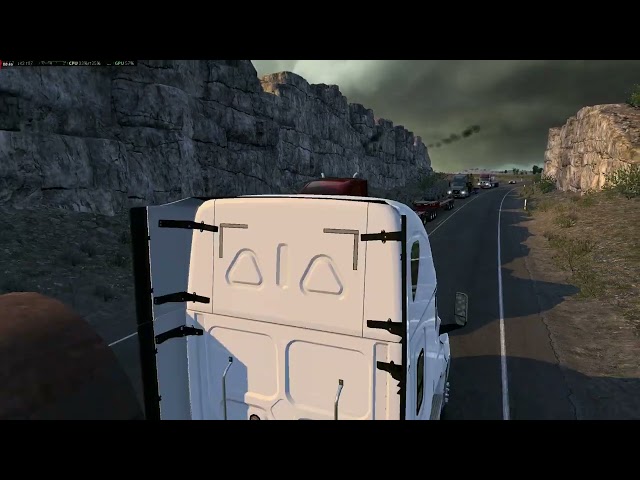 ATS gaming , Budget pc build , I7, 4th gen, RX 580 gpu ,1440p,,28 mods .."Test video"