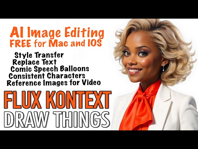 DRAW THINGS Flux Kontext – FREE for Mac & IOS