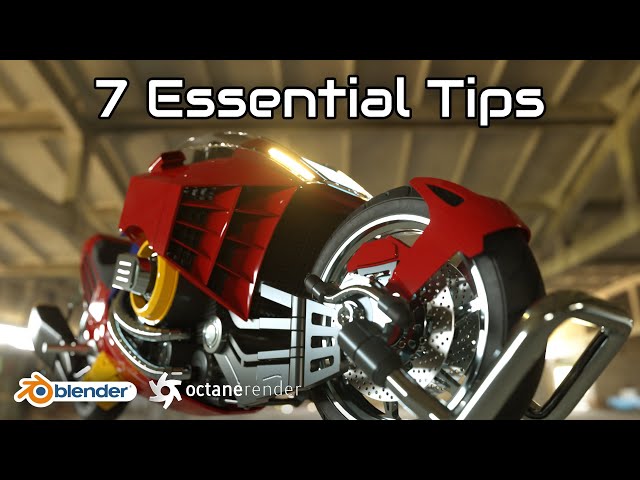 7 Essential Tips | Blender 3D Octane Render Tutorial