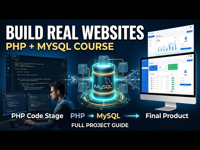PHP MySQL Master from Scratch | Full Course with Real Project | Build Real Websites with PHP & MySQL