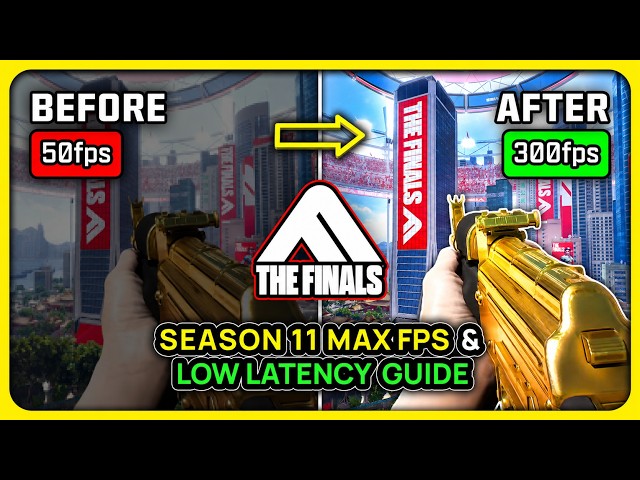 THE Finals Season 11 - Best *New* PC Settings for MAX FPS ✅