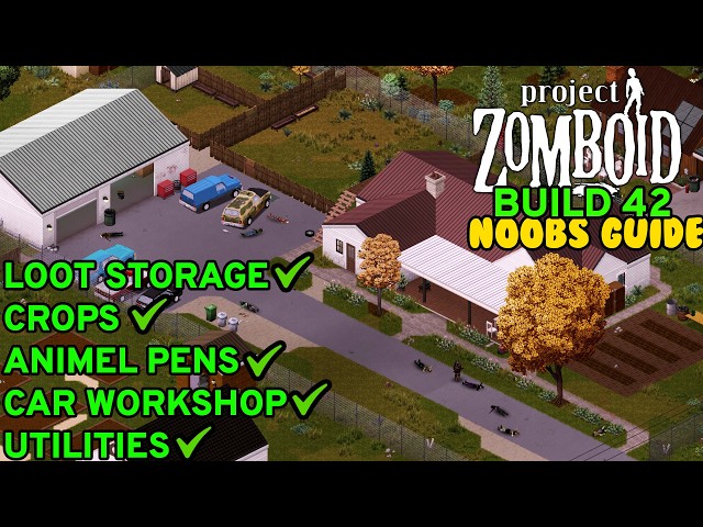 How To Move Into Your MAIN BASE In Project Zomboid Build 42 Noobs Guide | Week 2