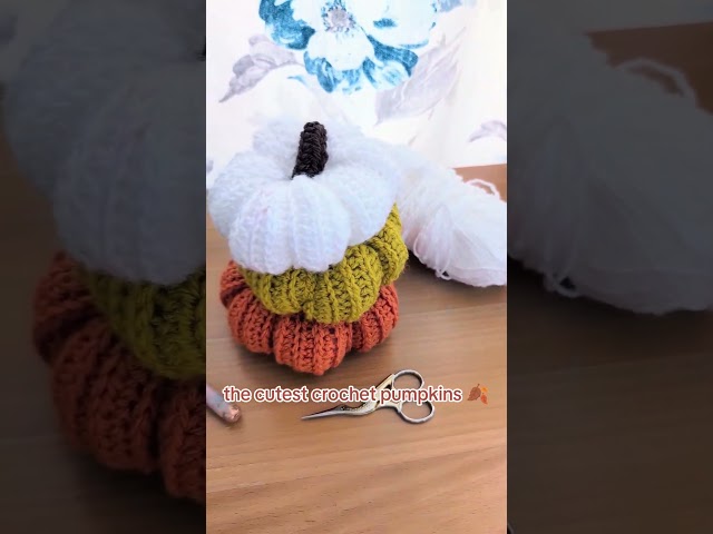 The full tutorial is available on my channel 🫶🏼 #crochet #crochettutorial #diy #pumpkin