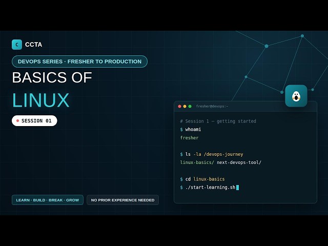 Linux for DevOps Engineers (Session 1) | Fresher to Production