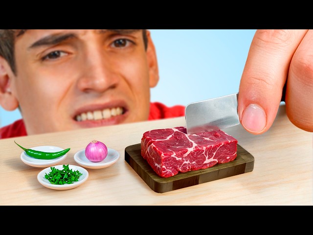 🍟Mini Food Battle in Prison🌶️