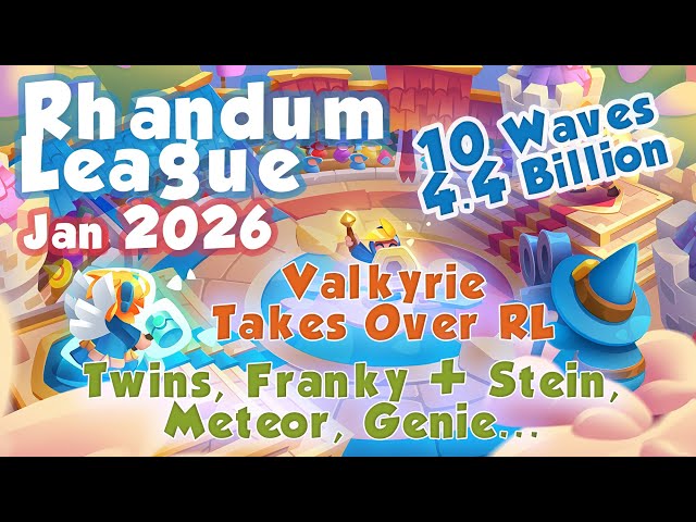 VALKYRIE Takes Over Rhandum League - Win ALL - Jan 2026 - RUSH ROYALE