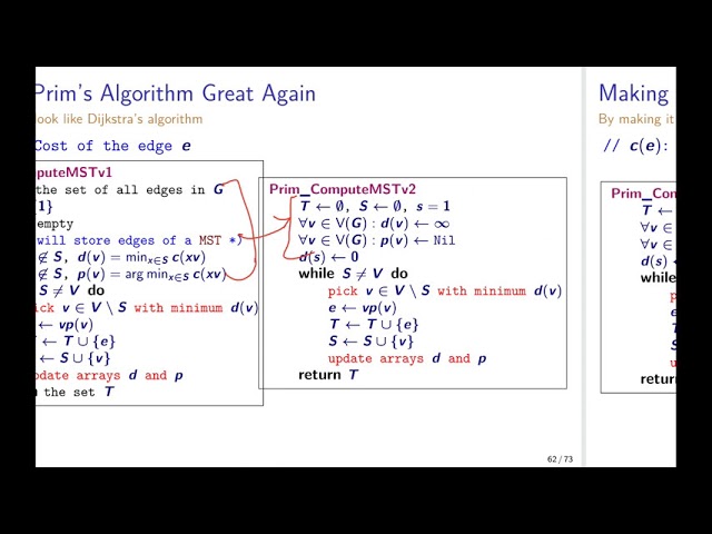 UIUC CS 374 FA 20: 20.6.2. Implementing Prim’s Algorithm