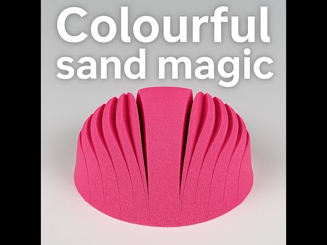 **"Hypnotic Colourful Sand Cutting ASMR | Extended Visual & Satisfaction for Ultimate Relaxation!"**