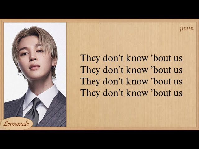 BTS they don’t know ’bout us Easy Lyrics
