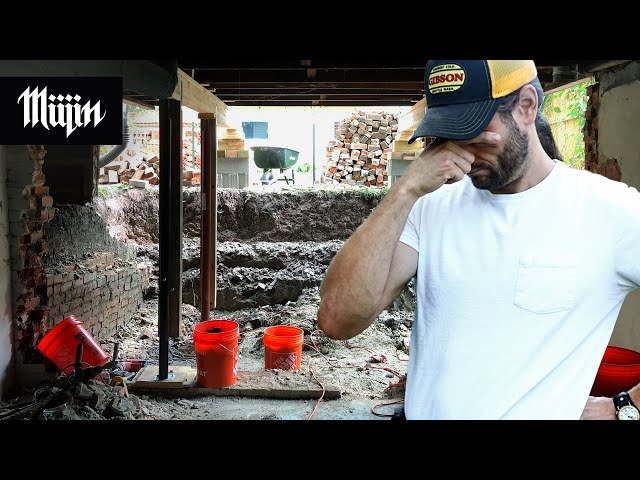 I attempt to replace my home foundation by myself