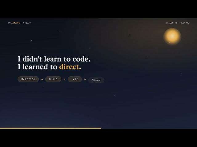 Vibe Software Development | Lesson 1: Welcome & My Honest Promise
