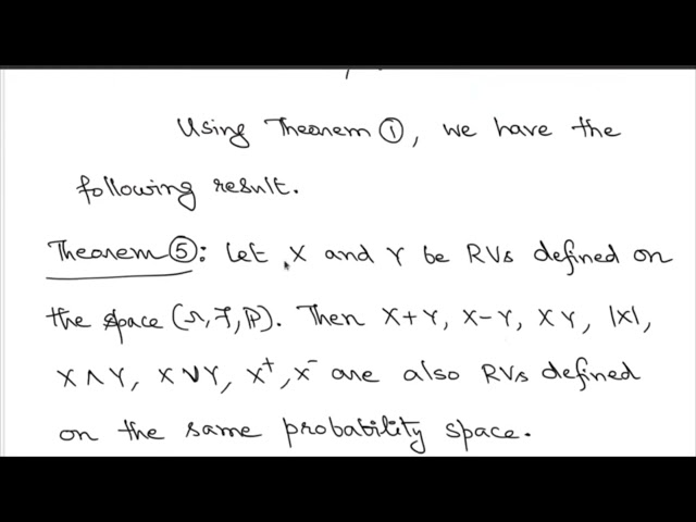 Lecture : 15 Random Variables and Random Vectors#swayamprabha