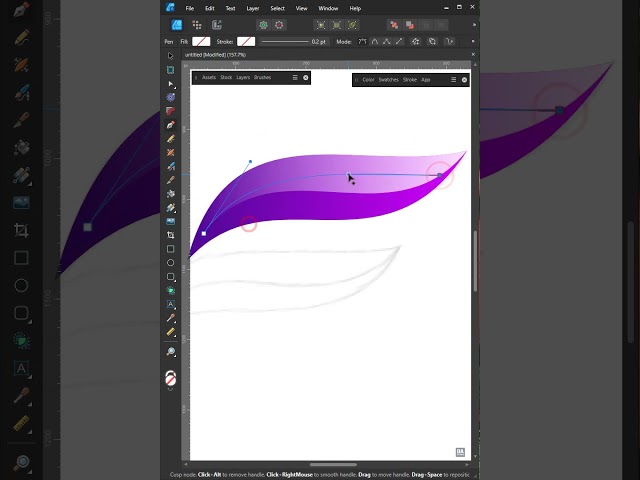 Gradient Logo Affinity Designer  #affinity #graphicdesign #affinitydesigner #logo #tutorial