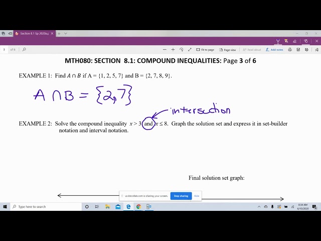 Introduction to Solving Linear Inequalities, Graphing, Set-Builder Notation, and Interval Notation