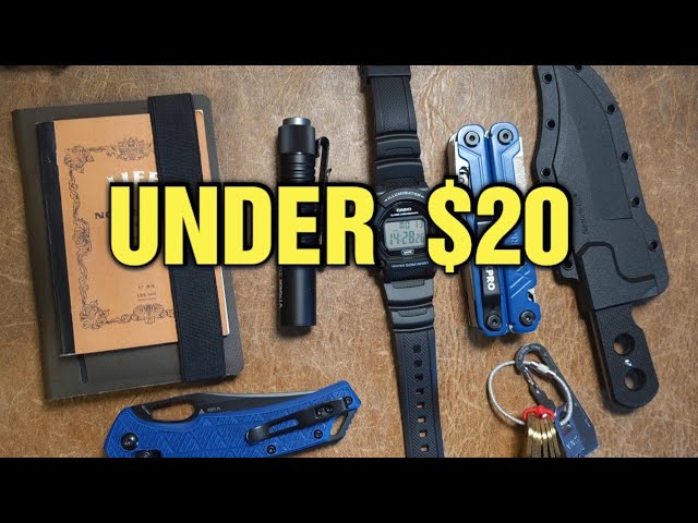 ULTRA Budget EDC ($20 per item)