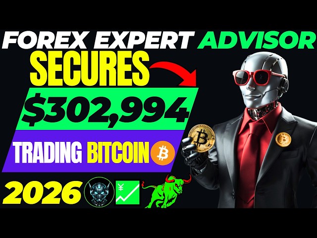 🔥 Forex Expert Advisor Secures $302,994– Trading BITCOIN! 🪙