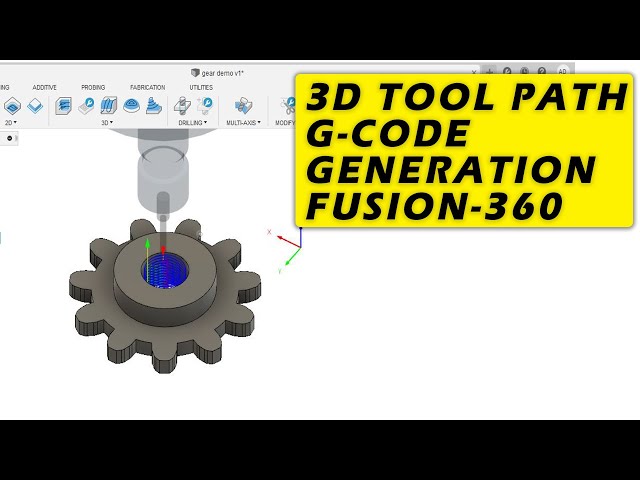 How to generate 3D Tool path & G-code in Fusion 360 for CNC router machine
