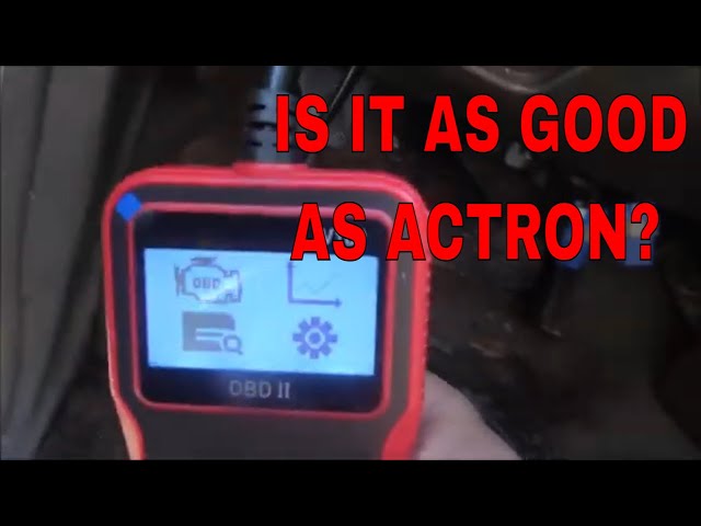 Temu OBD II Code Scanner VS Actron CP9125 Pocket Scanner