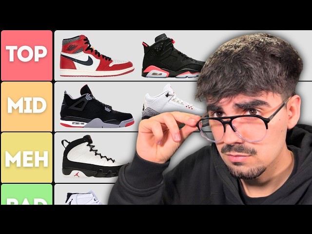 DEFINITIVE RANKING of ALL JORDAN RETRO shoes (1-40)