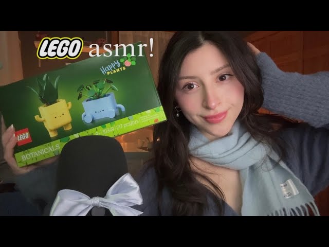 ASMR COZY LEGO BUILD 🤍 happy plants for deep sleep 🪴⋆.࿔*:･