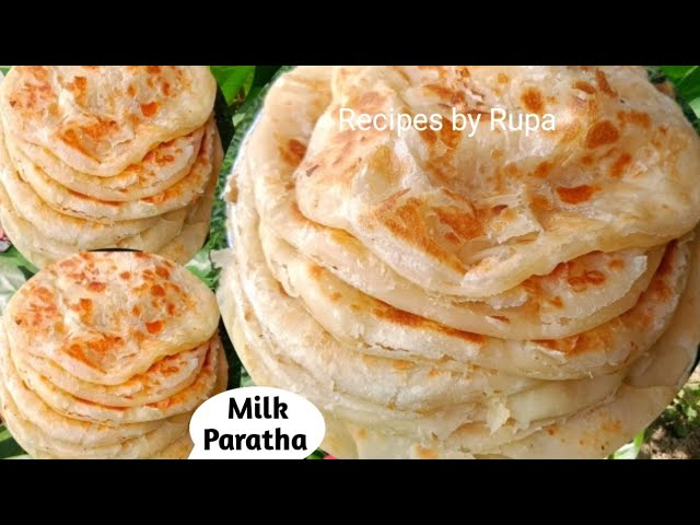 5 Minutes Unique Style Milk Paratha Recipe | Simple & Tasty Dudh Paratha Recipe