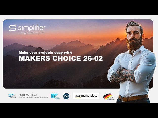Simplifier Update February 2026 & Release Q&A MAKERS CHOICE 26-02