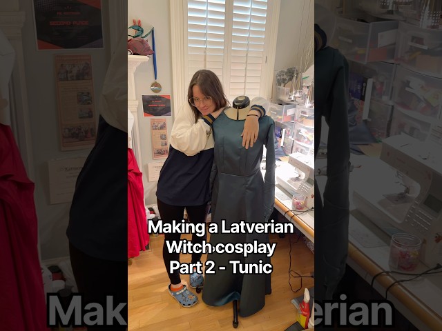 Making a Latverian Witch cosplay - the tunic #marvel #avengersdoomsday #cosplay #diy #tutorial #mcu