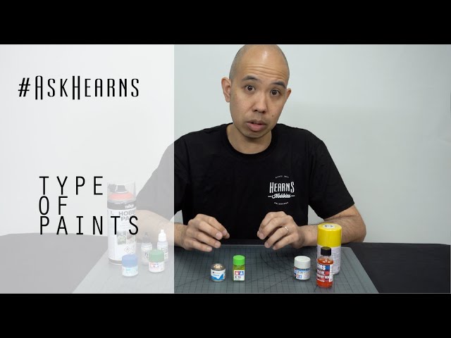 Type of Modeling paints | Acrylics Enamels Lacquers | #Askhearns