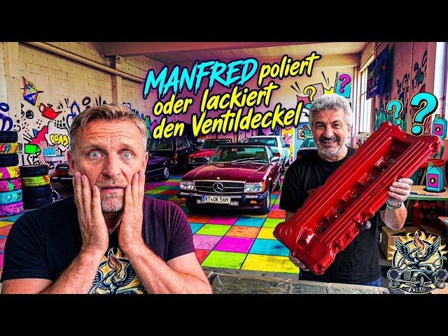 Polish or Paint? Manfred and the Valve Cover! 🛠️🎨