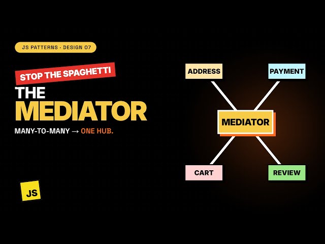 JavaScript Mediator Pattern — stop your objects talking to each other