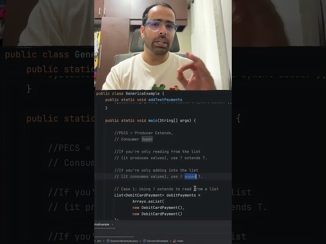 Java Generics upper and lower bound! #javaprogramming #generics #codingtutorial