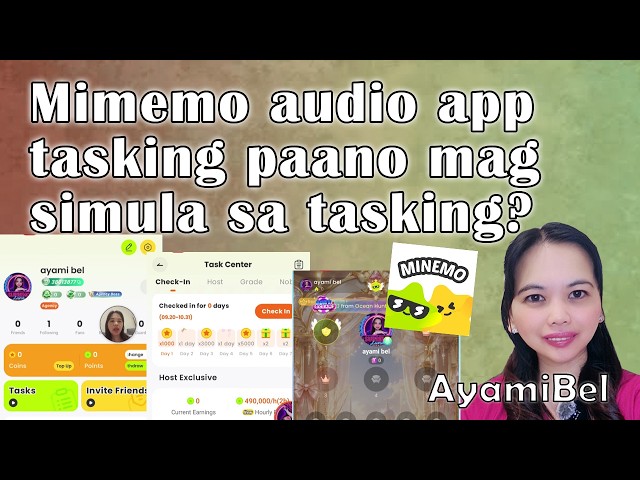 Minemo app audio app paano magsimula sa tasking?Beginner guide. Step by step