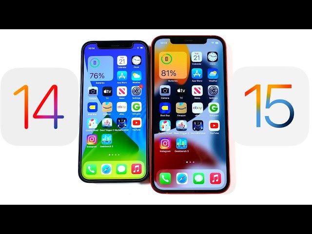 iOS 14 vs iOS 15 Speed Test!