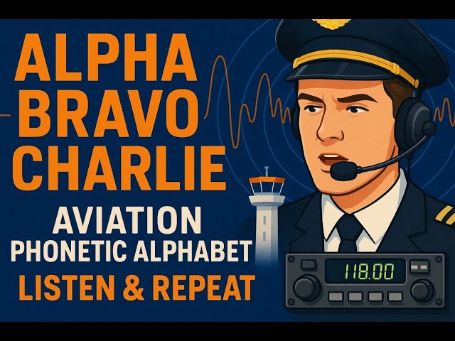 Aviation Phonetic Alphabet -  Listen and Repeat