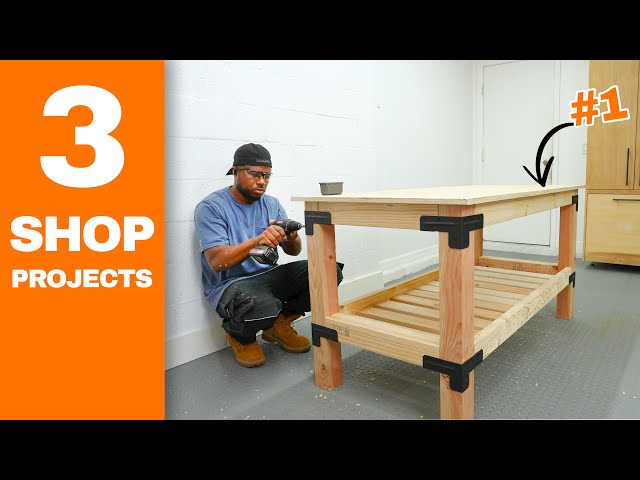3 Woodworking shop projects (Must have) 