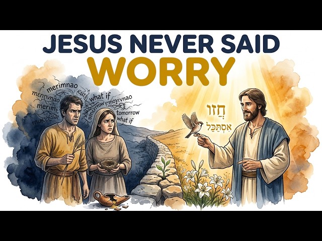 Jesus Never Said "Worry" — Here's What He Really Meant