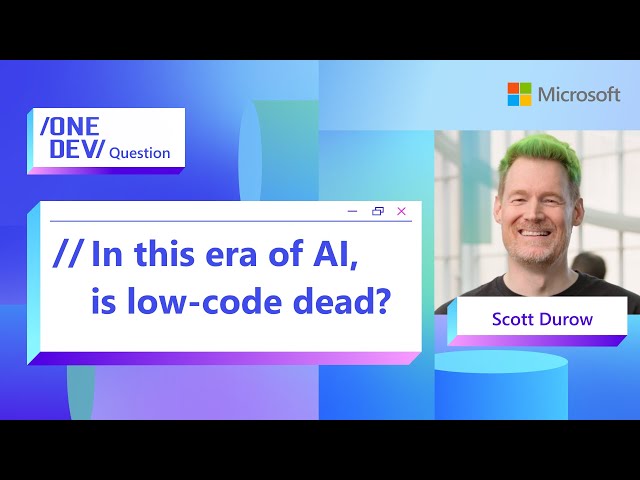 In this era of AI, is low-code dead?