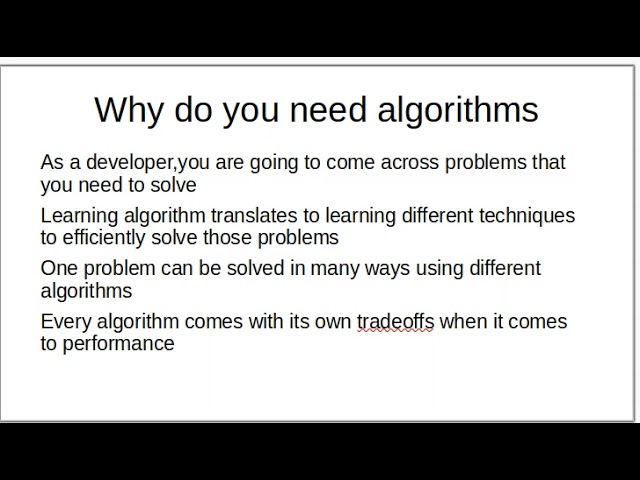 What is algorithm algorithm